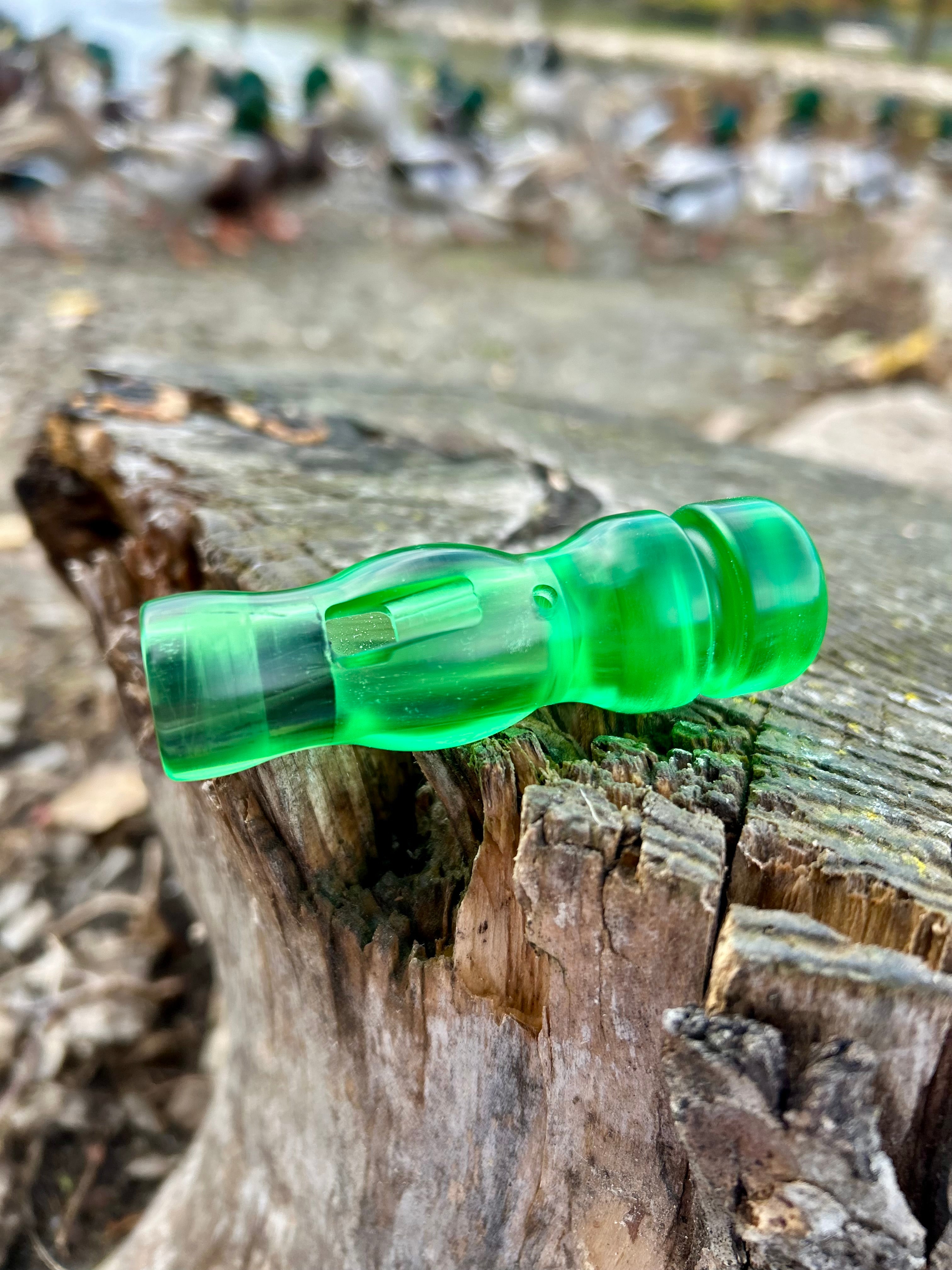 Transparent Green - One Hitter Whistle